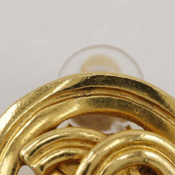 CHANEL Authentic Logo Earrings - Picture 7 of 10